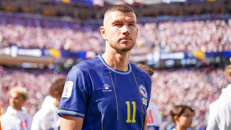 Eine Ära geht zu Ende: Edin Dzeko beendet nach fast zwei Jahrzehnten seine Karriere in der Nationalmannschaft von Bosnien-Herzegowina.