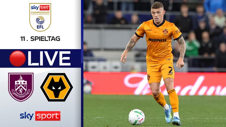 FC Burnley gegen Wolverhampton Wanderers: Das EFL-Freitagsspiel läuft am 16. Oktober 2026 live auf YouTube und skysport.de.
