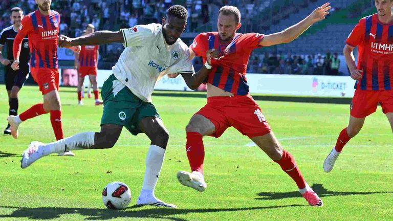 Heidenheim bekam es mit Fürth zu tun.
