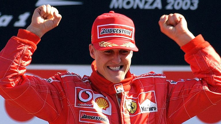 Michael Schumacher gewann in seiner Karriere fünf Rennen in Monza für Ferrari.