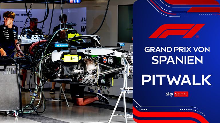 Der Pitlane-Walk vor dem Großen Preis von Spanien | Formel 1