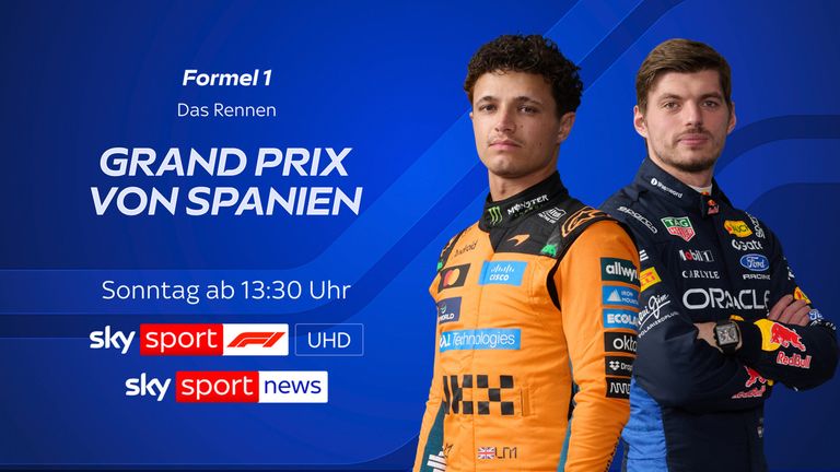 Das Rennen beim Grand Prix von Spanien in Madrid am Sonntag live auf Sky Sport F1 und Sky Sport News.