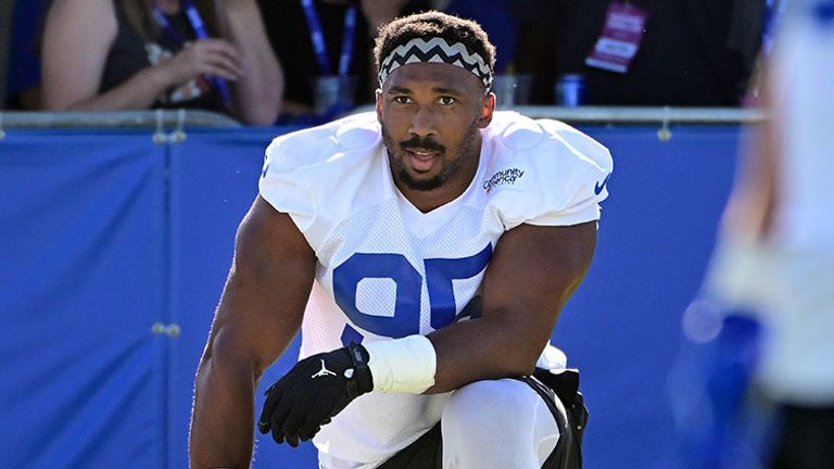 NFL-Superstar Myles Garrett wird den Los Angeles Rams mindestens vier Wochen fehlen.
