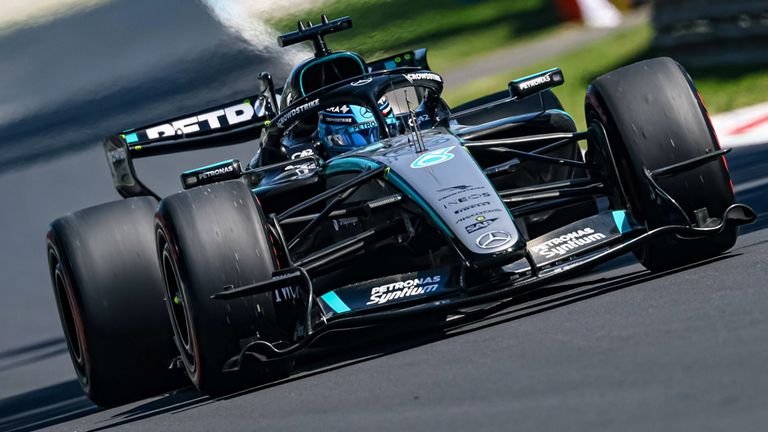 George Russell (Mercedes) in Monza.