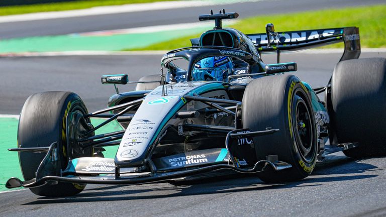 George Russell (Mercedes) in Monza.