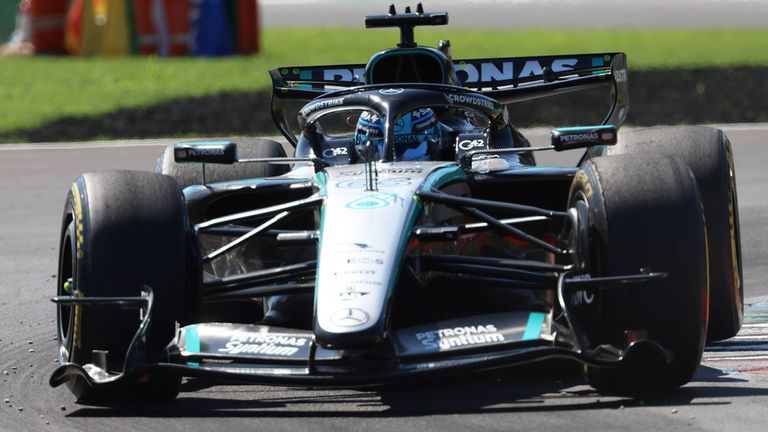 George Russell (Mercedes) in Monza.