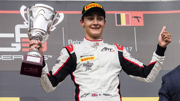 2017 feiert George Russell den Titel in der GP3-Serie, dem Vorgänger der heutigen Formel 3. Damals war er trotz seines Erfolgs noch ein ganz