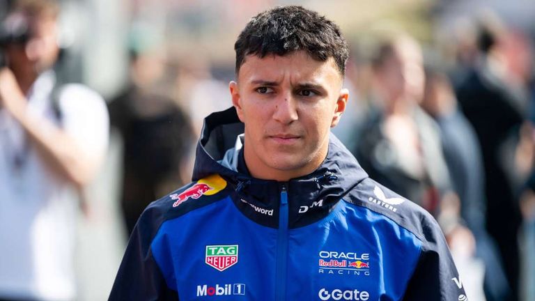 Beim Rennen in Monza kann Isack Hadjar wegen seiner Handverletzung noch nicht starten. 