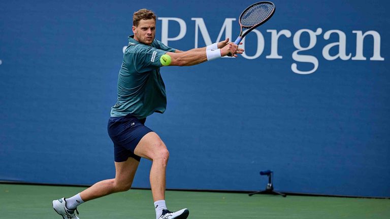 Yannick Hanfmann scheitert bei den US Open an Alejandro Tabilo.