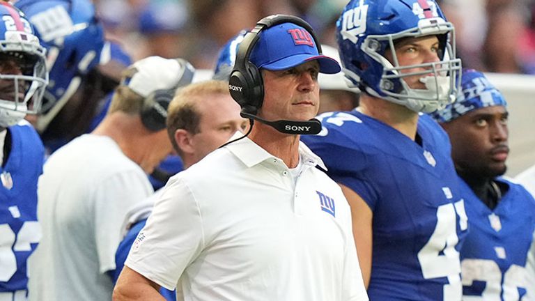 John Harbaugh ist seit dieser NFL-Saison Headcoach der New York Giants.