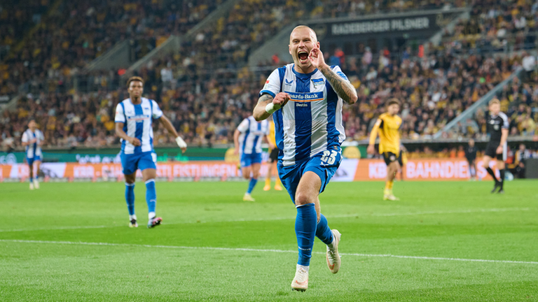 Jon Dagur Thorsteinsson bescherte Hertha mit seinem Doppelpack gegen Dresden den Sieg. Heute trifft Berlin auf Fürth