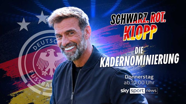Bundestrainer Jürgen Klopp nominiert am Donnerstag, den 17. September seinen ersten Nationalmannschafts-Kader. 