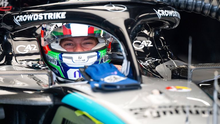 Mercedes-Youngster und WM-Leader Kimi Antonelli steht besonders beim GP von Italien in Monza im Mittelpunkt. 
