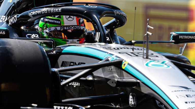 Kimi Antonelli (Mercedes) in Monza.