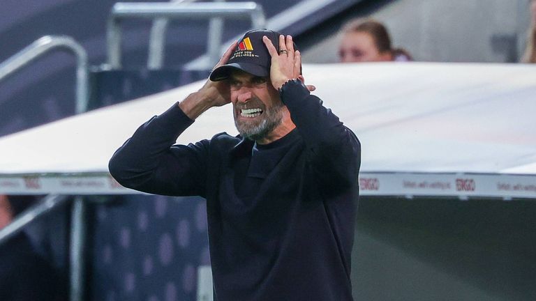 Jürgen Klopp sah ein schwaches Spiel seiner Mannschaft,