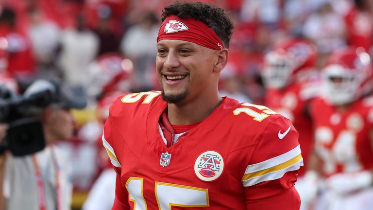 Patrick Mahomes hat gut Lachen: Pünktlich zum Saisonstart der NFL kann er sein Comeback feiern.