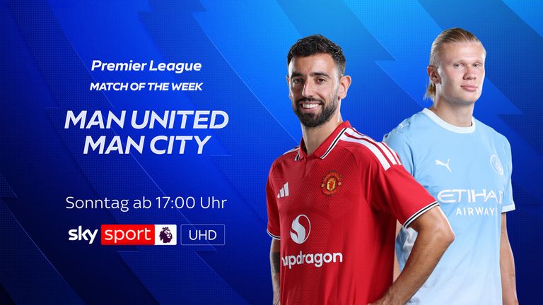 Das Manchester Derby zwischen United und City am Sonntag live auf Sky Sport Premier League.