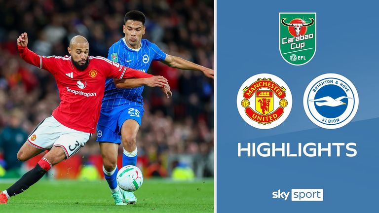 Manchester United – Brighton & Hove Albion – die Highlights | Carabao Cup