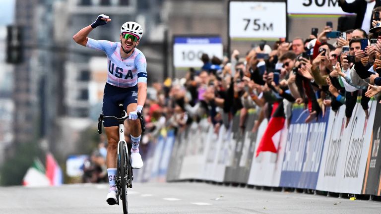 Brandon McNulty ist überraschend Straßen-Weltmeister 2026 geworden.