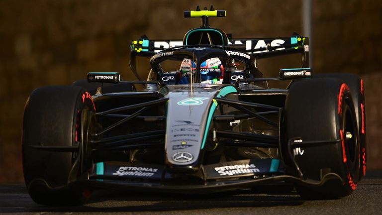 Kimi Antonelli (Mercedes) in Baku.