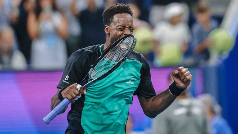 Tennis-Star Gaël Monfils feiert seinen Geburtstag mit einem US-Open-Coup.