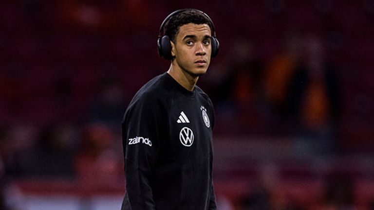 Jamal Musiala fällt beim DFB-Team kurzfristig aus.