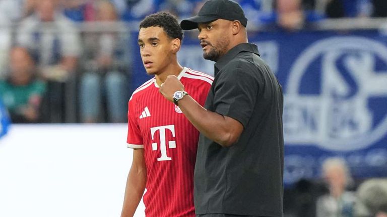Jamal Musiala konnte 18 Tage nach seinem letzten Zusammenbruch wieder auf dem Rasen mitwirken.