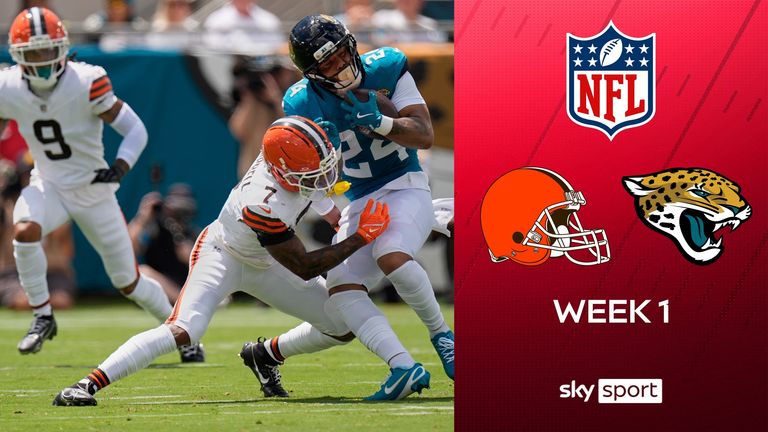 Viel Spaß mit den Highlights der NFL-Partie  Cleveland Browns @ Jacksonville Jaguars.