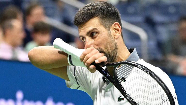Novak Djokovic schied bei den US Open bereits in Runde eins aus.