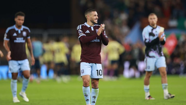 Emiliano Buendia der Aston Villa sichtlich enttäuscht nach der 1:0-Niederlage gegen Arsenal. Heute treffen sie auf Aufsteiger Hull City. 