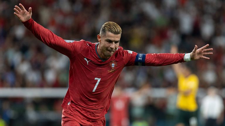 Portugal gewinnt mit Cristiano Ronaldo.