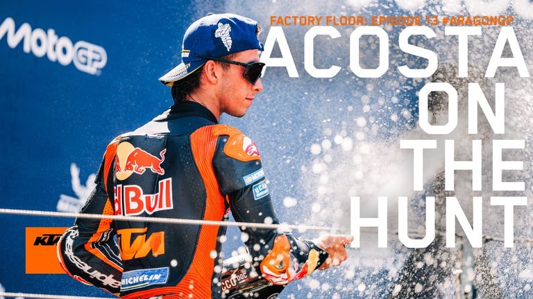 Der Vlog "Factory Floor" begleitet das Red Bull KTM Factory Racing Team und seine Fahrer Pedro Acosta & Brad Binder durch jedes Rennwochenende der Saison 2026 - Episode 13: GP Aragon.