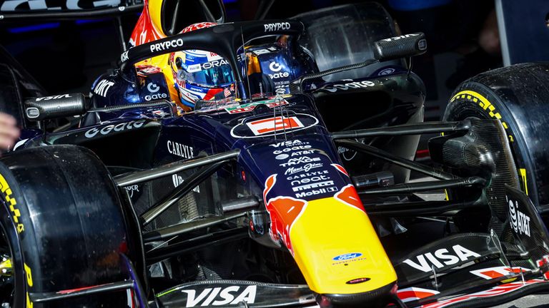 Max Verstappen (Red Bull) in Baku.