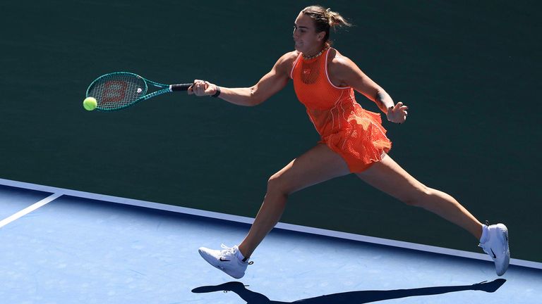 Aryna Sabalenka steht im Achtelfinale der US Open.