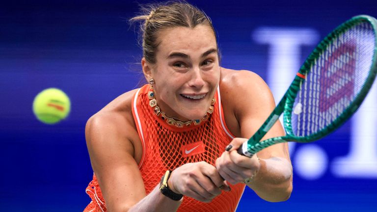 Aryna Sabalenka zieht ins Viertelfinale ein.