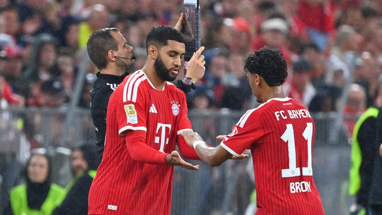 Ismael Saibari (l.) und Nathaniel Brown sind neu beim FC Bayern.