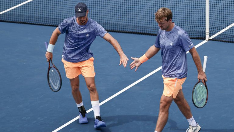 Kevin Krawietz und Tim Pütz stehen im Finale bei den US Open. 