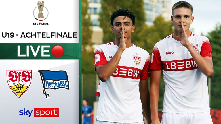 DFB-Pokal U19 Achtelfinale: VfB Stuttgart gegen Hertha BSC LIVE im kiostenlosen Stream auf skysport.de.