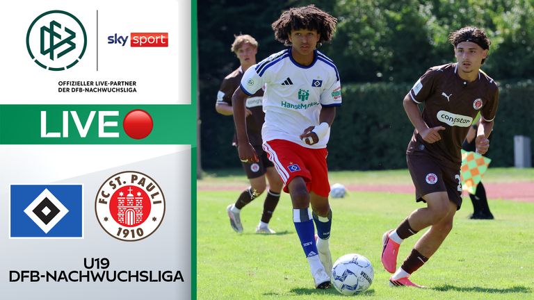 DFB-Nachwuchsliga am 18.10. LIVE auf Sky Sport: Hamburger SV gegen FC St. Pauli im kostenlosen Livestream.