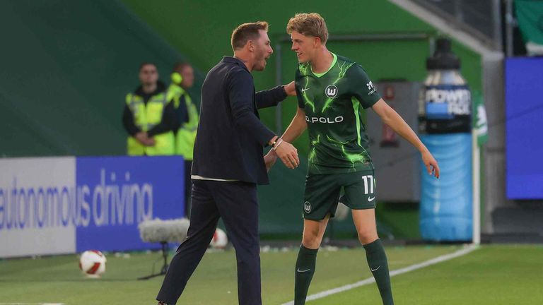 Bernhardsson und Trainer