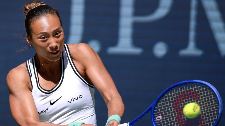 Zheng Qinwen überrascht bei den US Open.