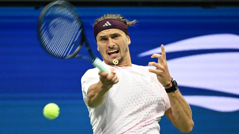 Alexander Zverev steht im  Halbfinale der US Open.