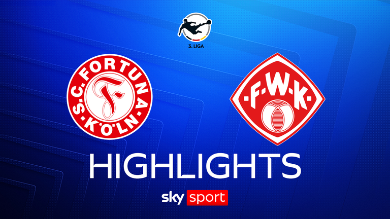 Spieltag 12: Fortuna Köln - FC Würzburger Kickers - 2026/27 - 3. Liga