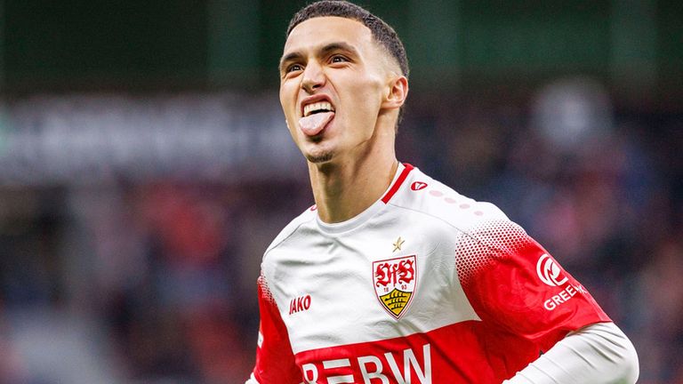 Bilal El Khannouss und der VfB Stuttgart gewinnen in Leverkusen.