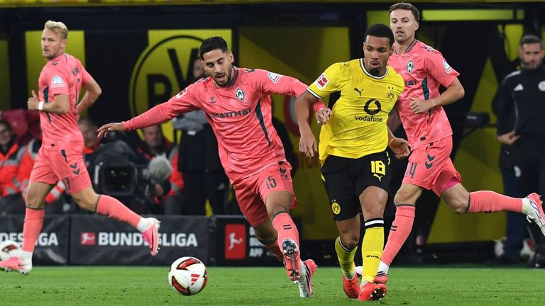 Borussia Dortmund gegen Werder Bremen