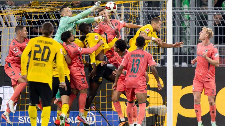 Borussia Dortmund gegen Werder Bremen