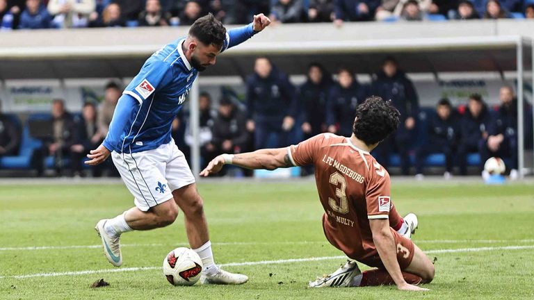 Der SV Darmstadt und der 1. FC Magdeburg trennen sich am 10. Spieltag der 2. Bundesliga remis.