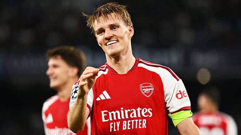 Martin Ödegaard steht noch bis 2028 beim FC Arsenal unter Vertrag.