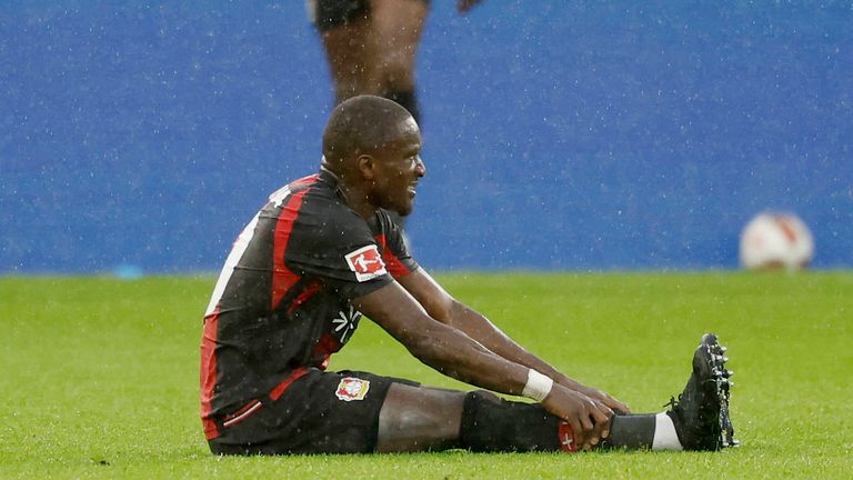 Moussa Diaby laboriert an einer Muskelverletzung.