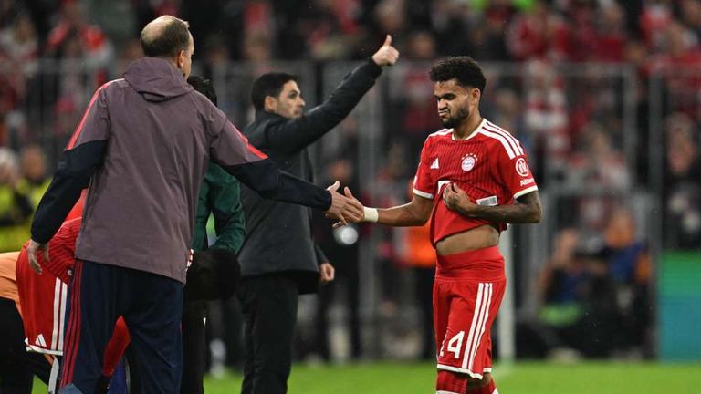 Luis Diaz konnte das Spiel verletzungsbedingt nicht beenden.